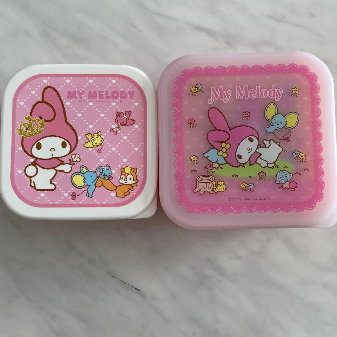 My Melody 食品保存容器 タッパー　新品未使用　7点セット