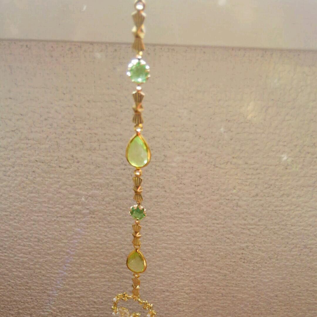 サンキャッチャー♡ハンドメイド「ペリドット♡ねこฅ•ω•ฅ」