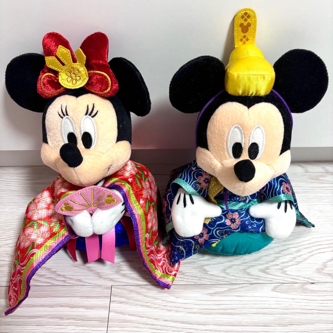 ディズニーリゾート ミッキー ミニー 雛人形 ひな人形 ぬいぐるみ