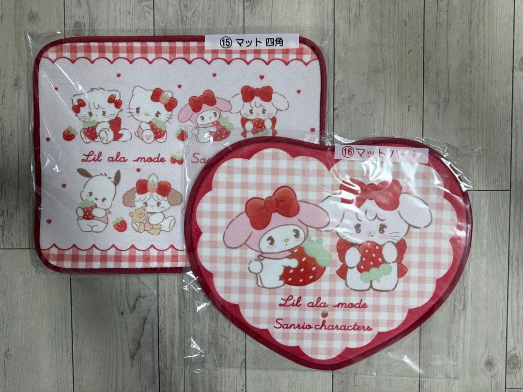 Lil ala mode×サンリオキャラクターズ 当りくじ マットセット - メルカリ
