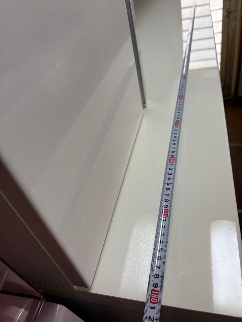【美品】食器棚180cm 大型　1/8まで