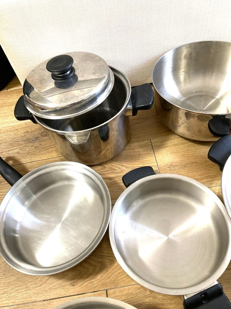 Amway アムウェイ 鍋、フライパン、蒸器等 使用品、未使用品混在 写真