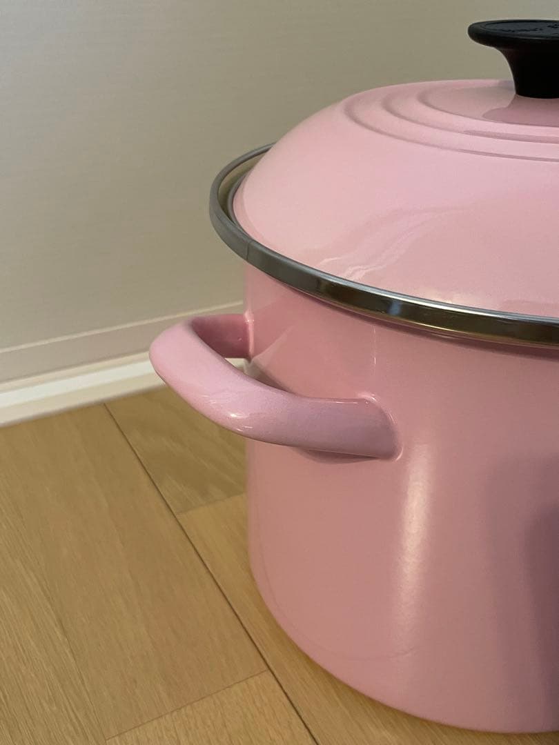 ル・クルーゼ　ピンク 両手鍋