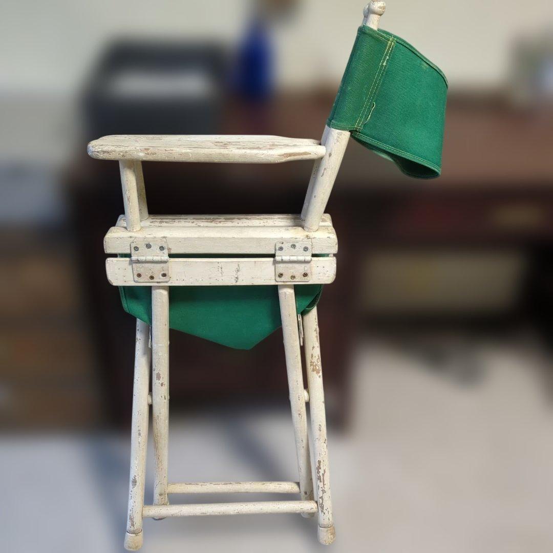 USA米国製アンティークディレクターズチェア 折りたたみ式