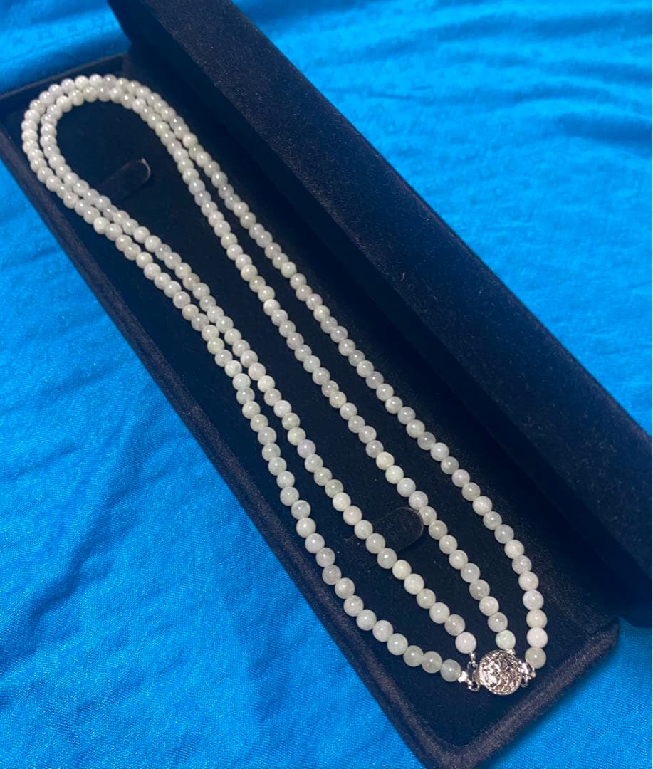 本翡翠(二連)ネックレス