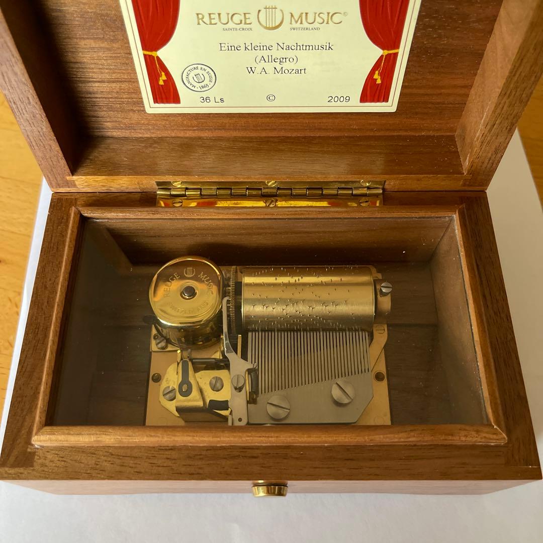 最終値下げ　REUGE MUSIC オルゴール モーツァルト 2009年スイス製