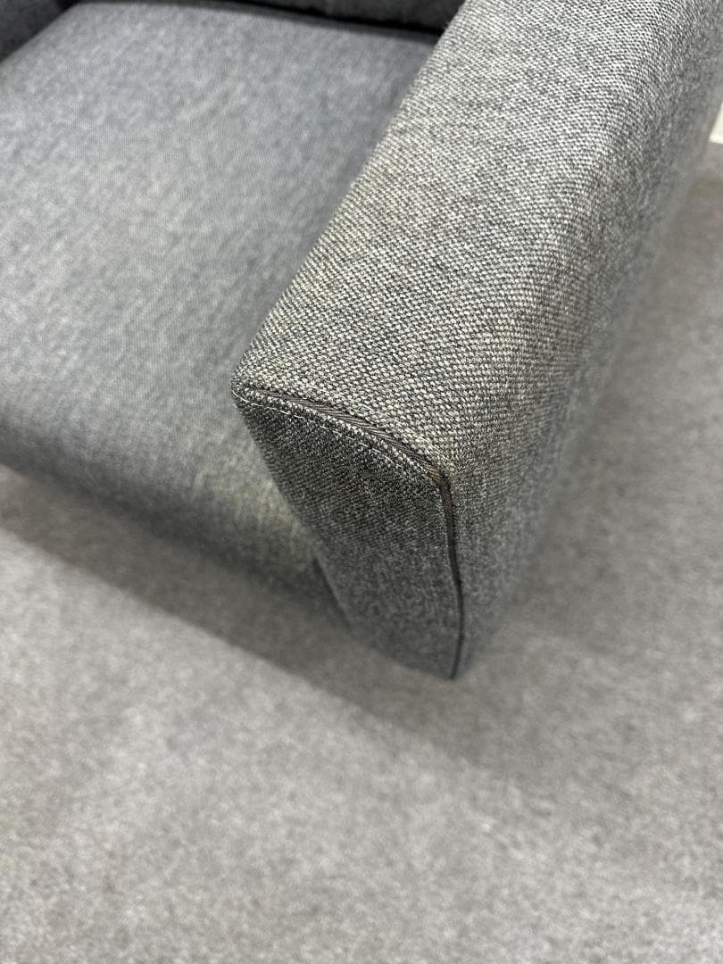 アンドリューワールド■エレメント　ラウンジ チェア　チャコールグレー　1Pソファ