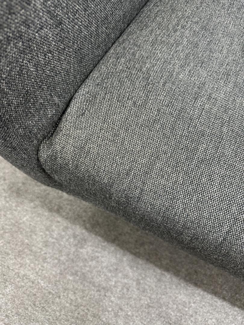 アンドリューワールド■エレメント　ラウンジ チェア　チャコールグレー　1Pソファ