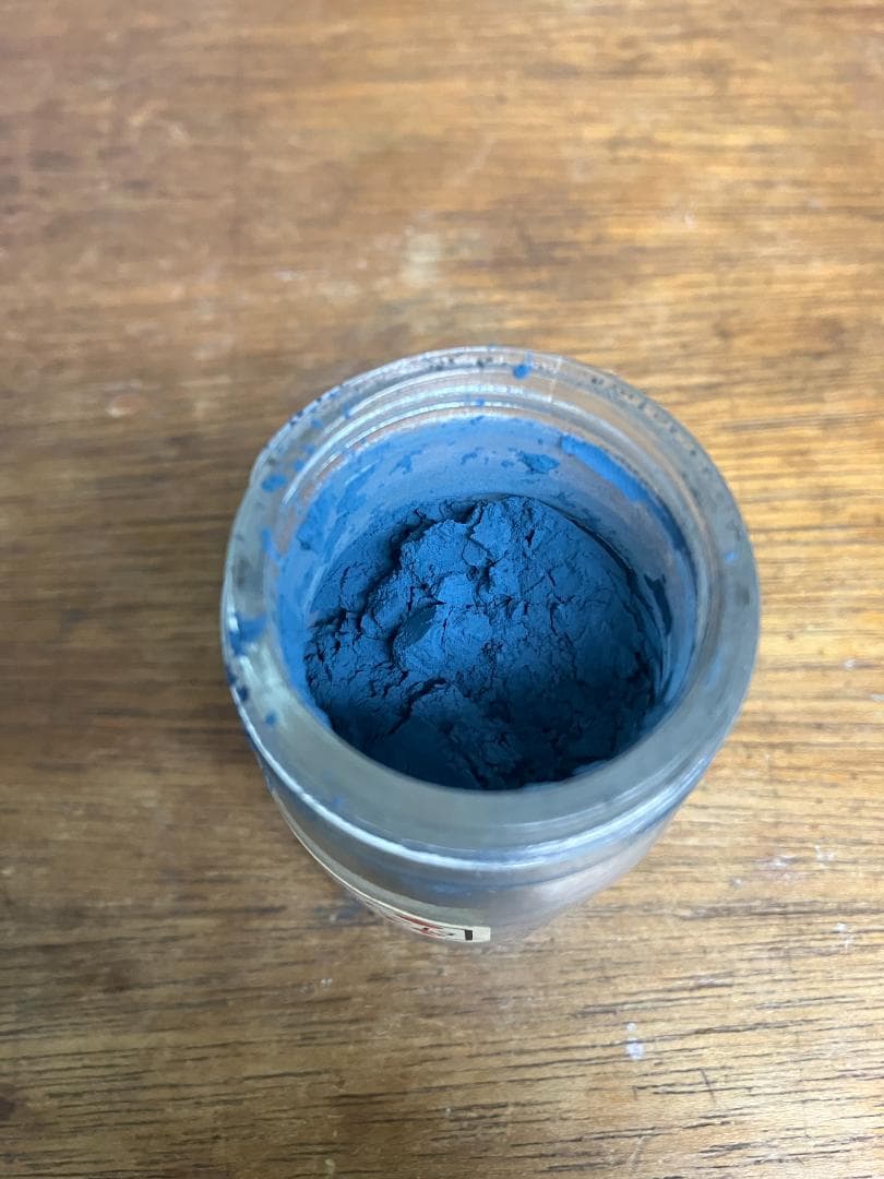 放光堂　天然　焼緑青C-13　約5両　岩絵具　日本画用