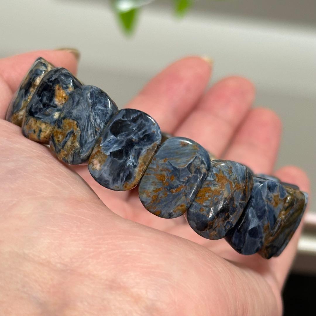 ラスト一点！ 最高級 希少 ブルーピーターサイト バングル 16mm 19cm