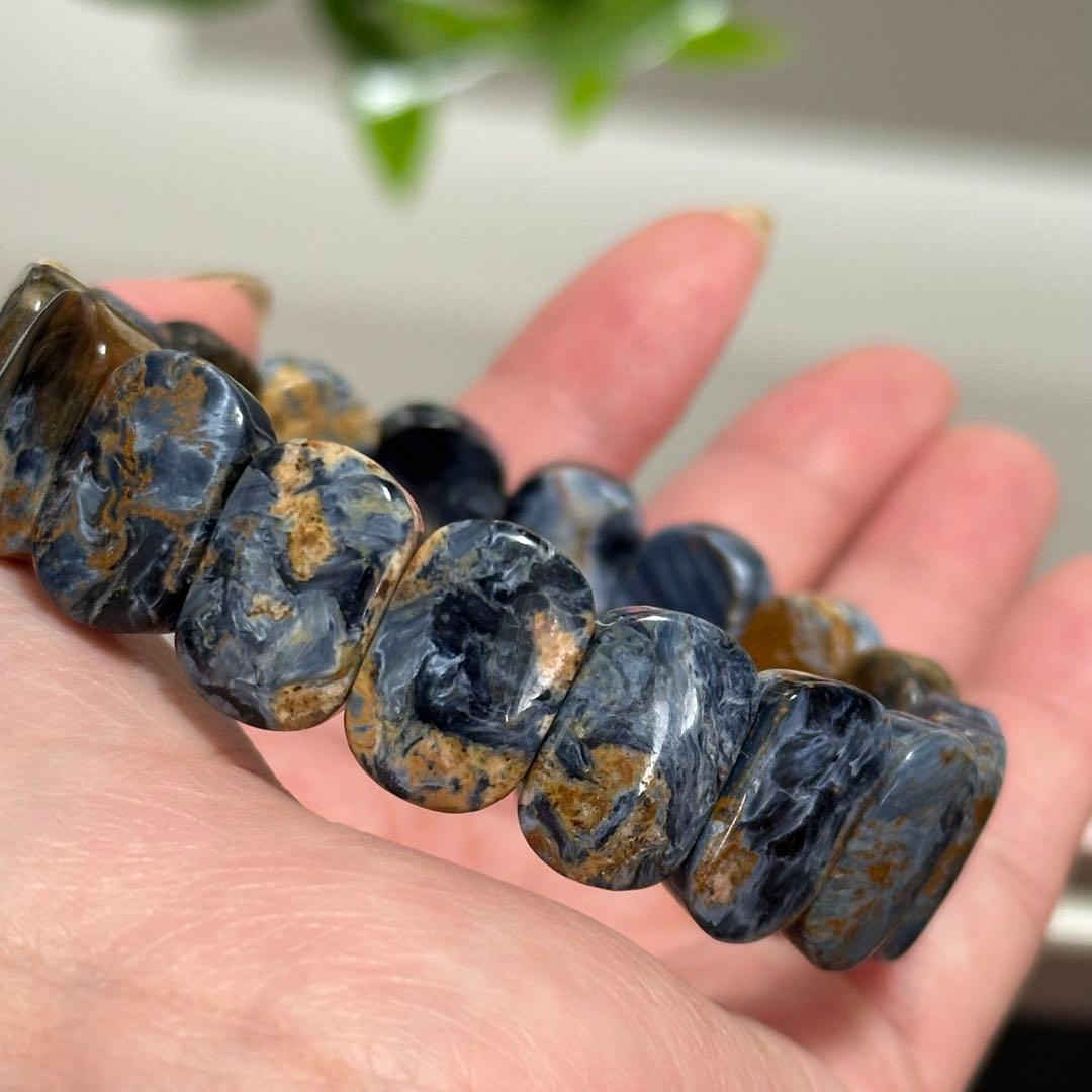 ラスト一点！ 最高級 希少 ブルーピーターサイト バングル 16mm 19cm