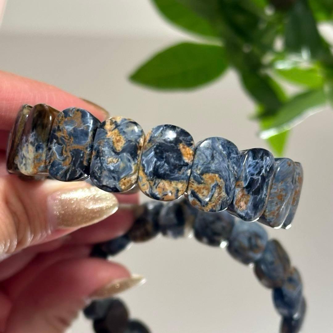 ラスト一点！ 最高級 希少 ブルーピーターサイト バングル 16mm 19cm