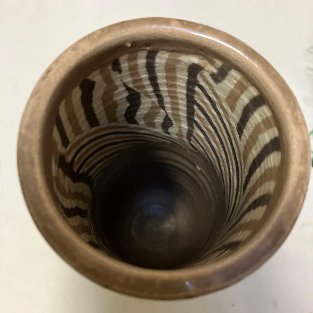 未使用 練込花瓶 水野双鶴作 木箱入 貴重 瀬戸焼 - メルカリ