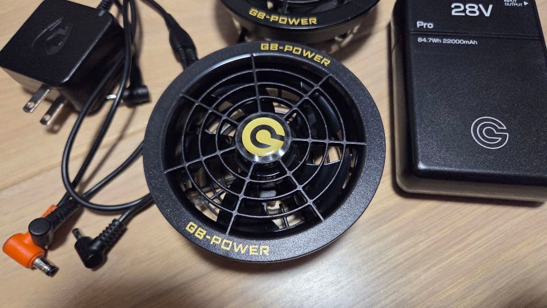 【最安値】空調服　GB-POWER 長信ジャパン バッテリー28V ファンセット