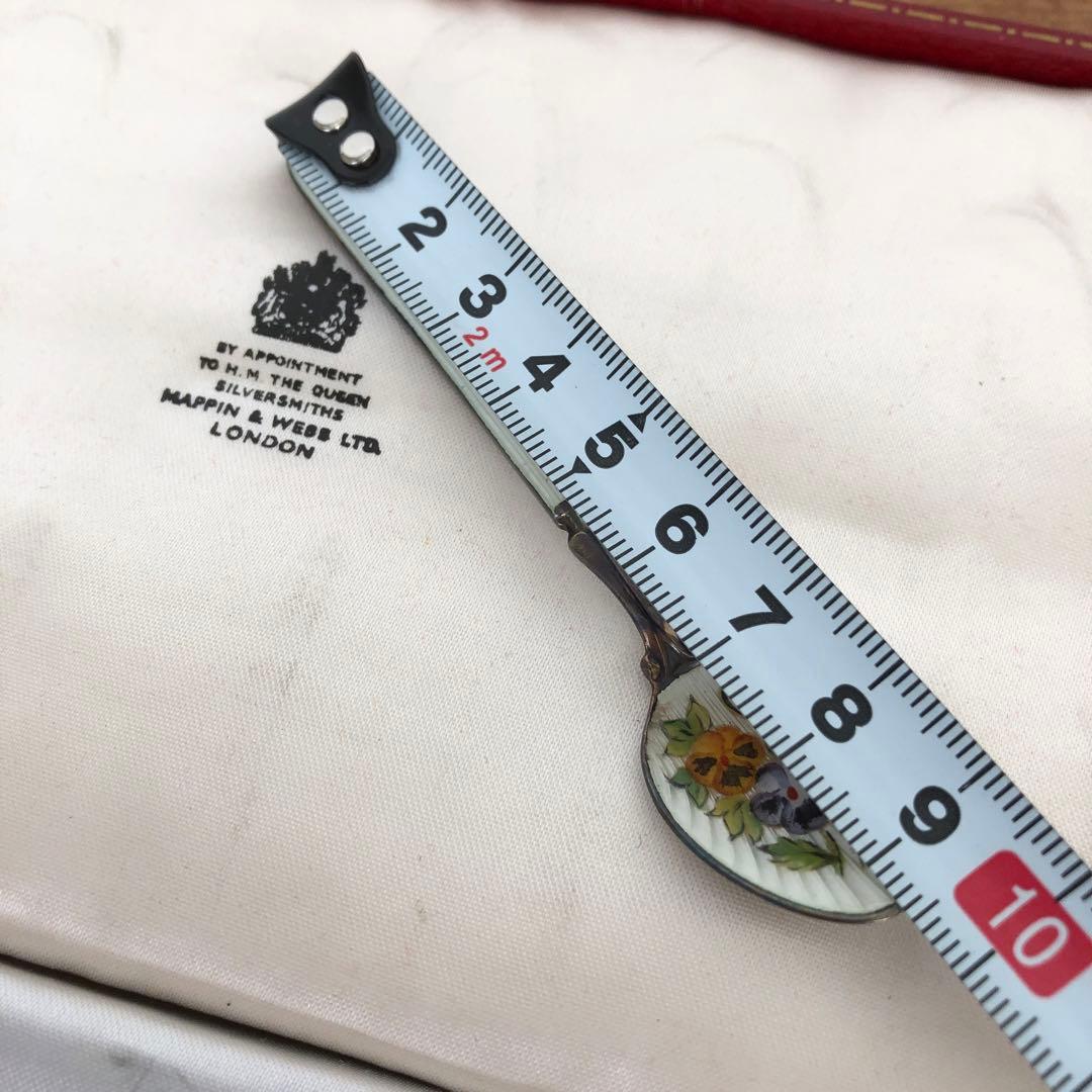 ビンテージ　S.J.Rose & Son デミタススプーン　純銀製　アンティーク