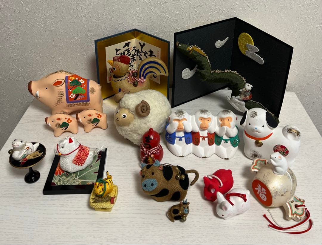 『干支飾り』子☆丑☆寅☆卯☆辰☆巳☆午☆未☆申☆酉☆戌☆亥 12支全てあります！