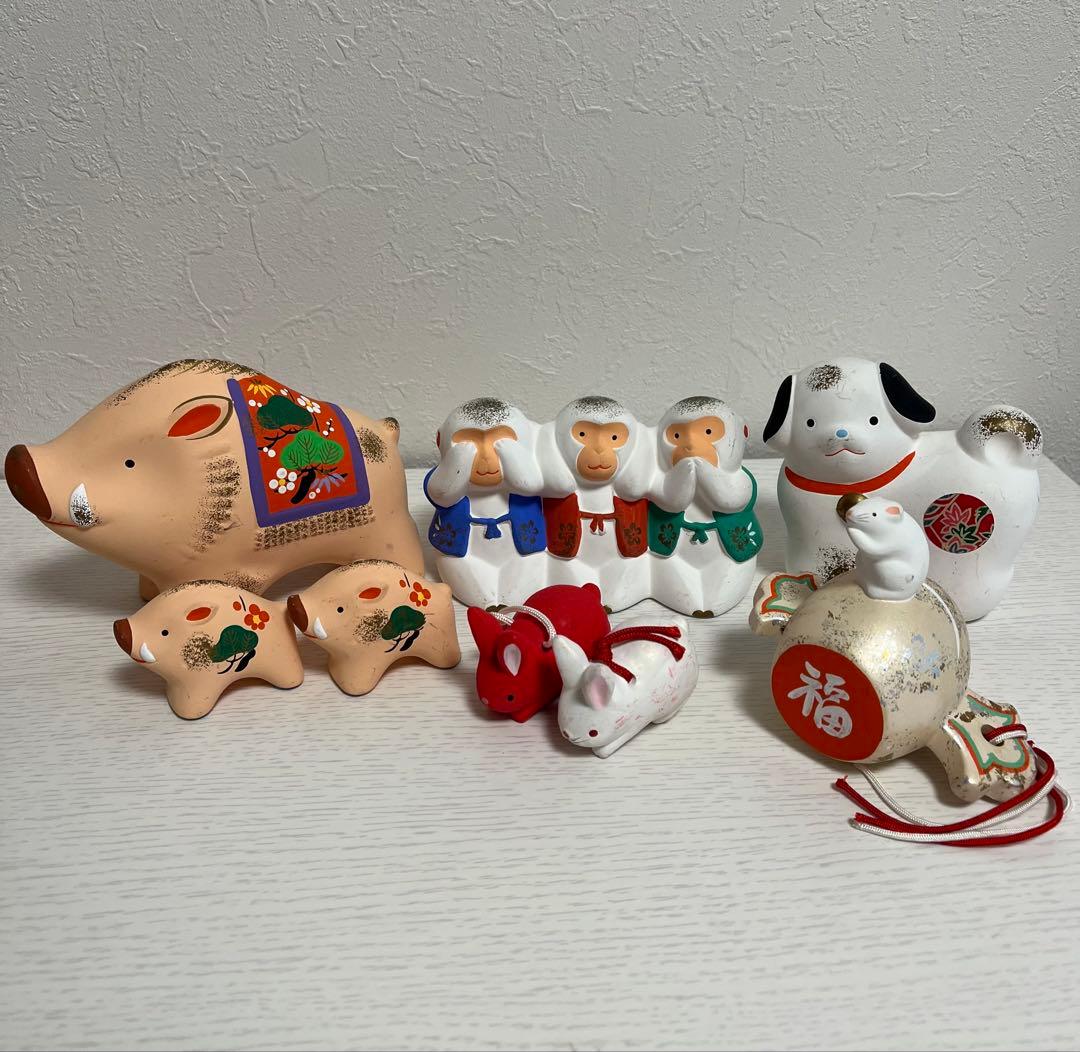 『干支飾り』子☆丑☆寅☆卯☆辰☆巳☆午☆未☆申☆酉☆戌☆亥 12支全てあります！