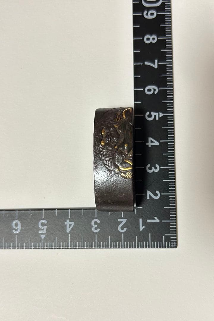 刀装具 縁 奈良三作のひとり 杉浦乗意 日本刀 武具 骨董 アンティーク