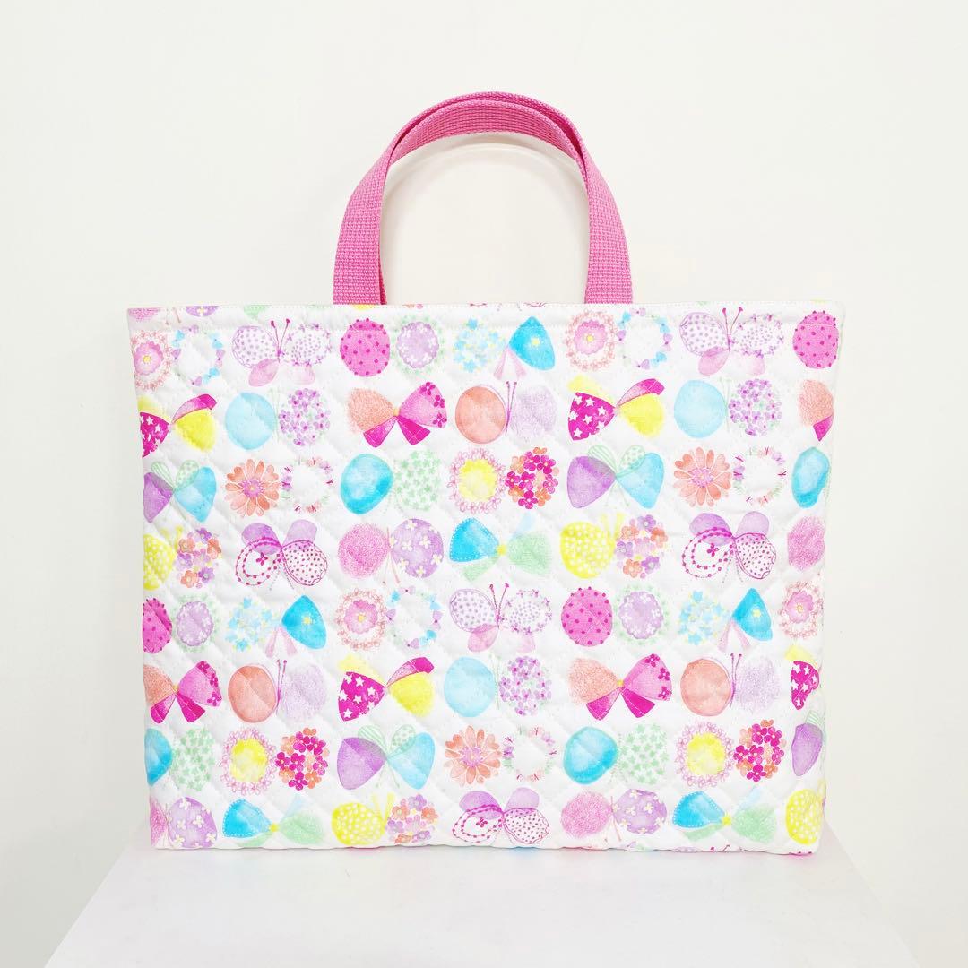 入園入学3点セット　レッスンバッグ　シューズ入れ　コップ袋　丈夫　女の子　ピンク