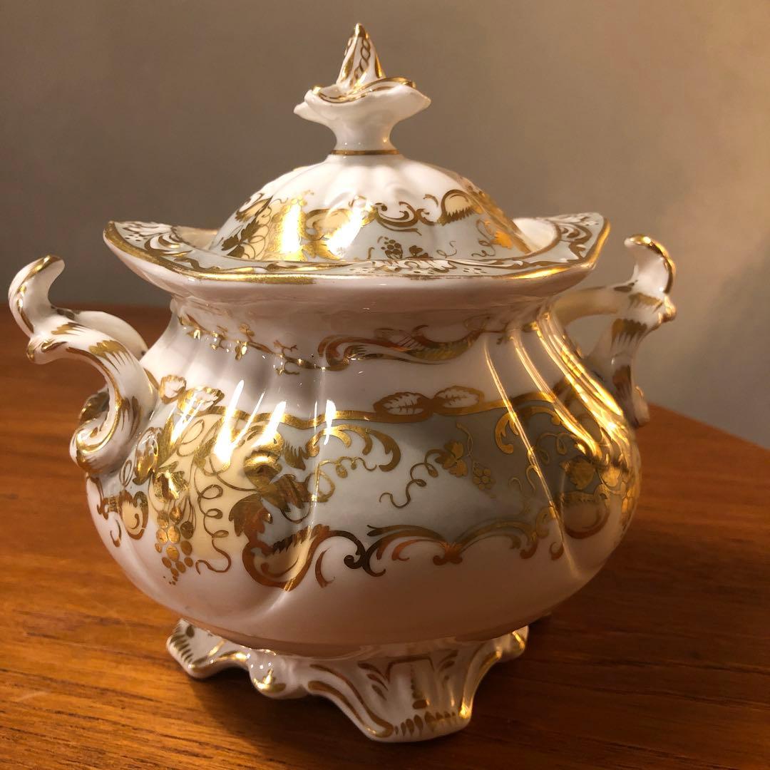 アンティークビスケットジャー