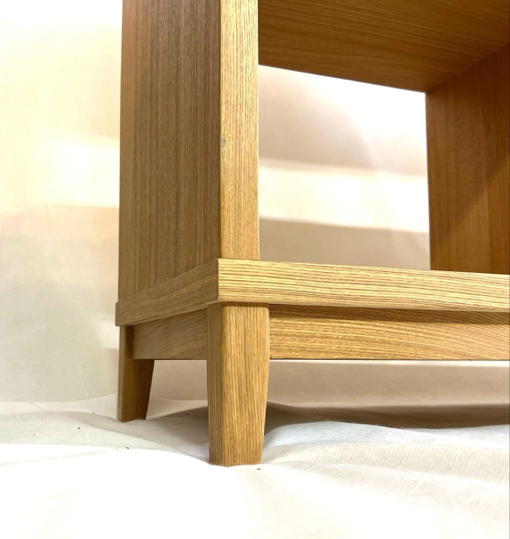 無印良品・MUJI・木製オープンラック 2列2段・横幅100cm