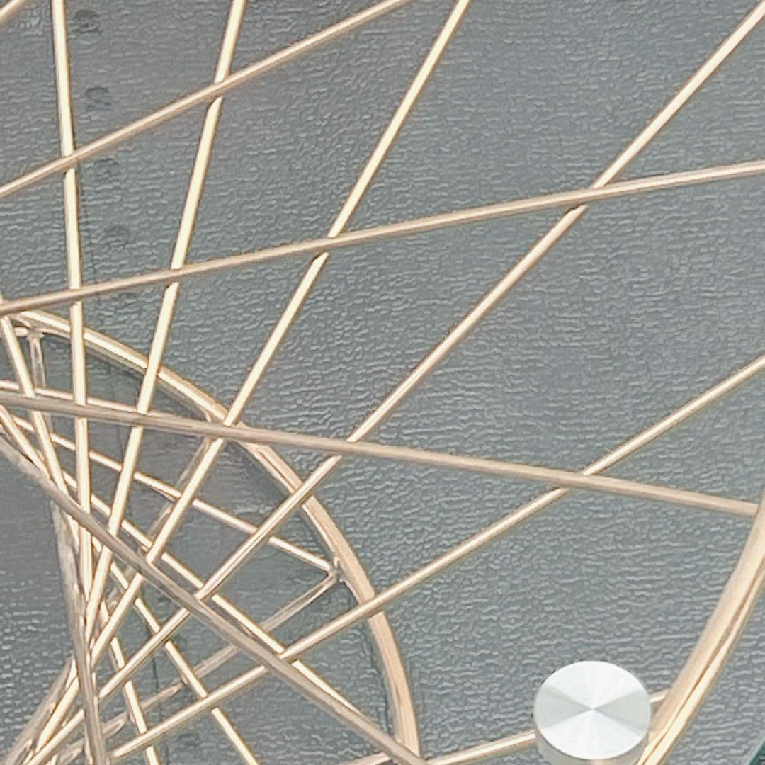 【美品 】フランフラン マーリアコーヒーテーブル ゴールド ガラス天板 円型