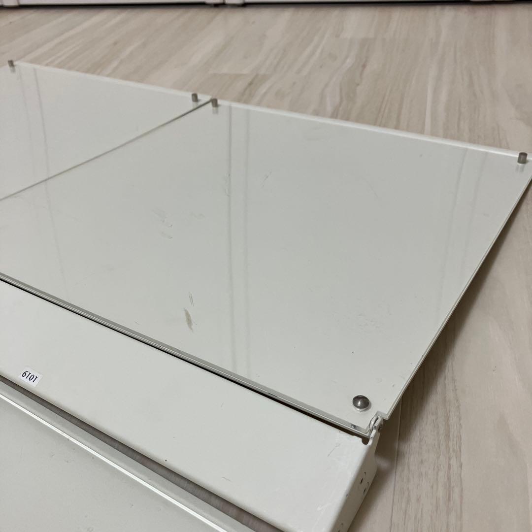 無印良品　スタッキングシェルフ用扉　アクリル　4個＋１枚（ジャンク品）