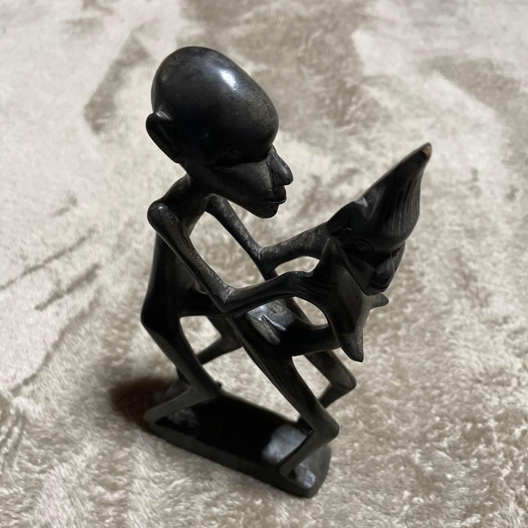 インドネシア・バリ島　木彫り　彫刻　男女