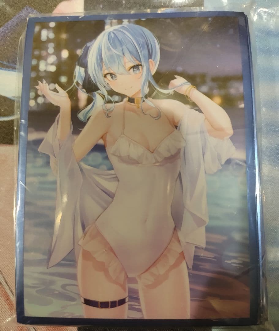 星街すいせい 水着 さなだケイスイ スリーブ プレイマット 白詰草