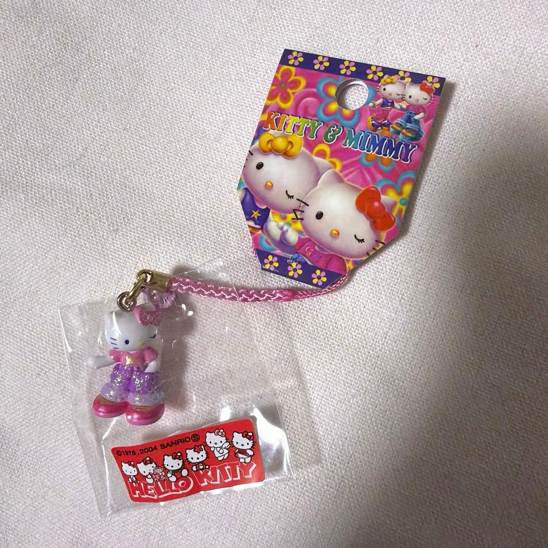 激レア！KITTY&MIMMY キティ根付 脚デカ ハローキティ根付け