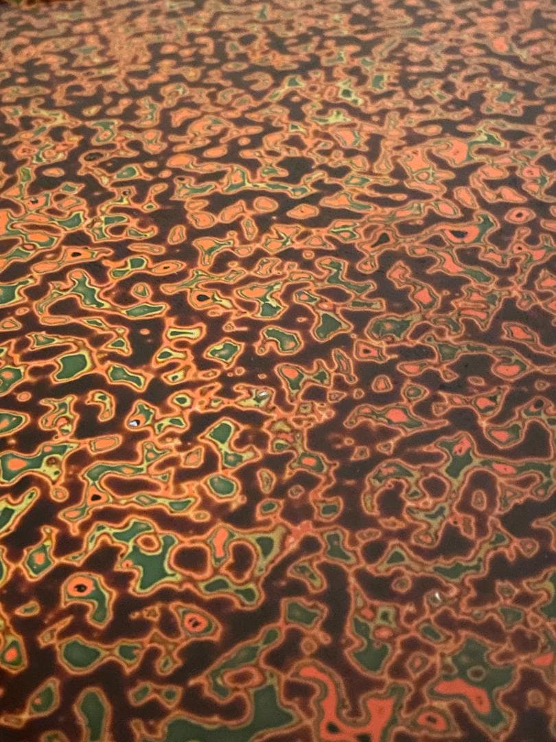 堆朱 わきとり盆 2枚