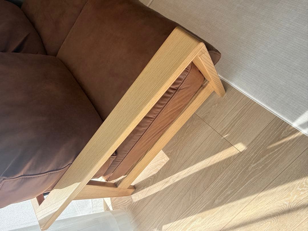 関家具　ダーマⅡ 2人掛けソファ スーパーレザーテックス