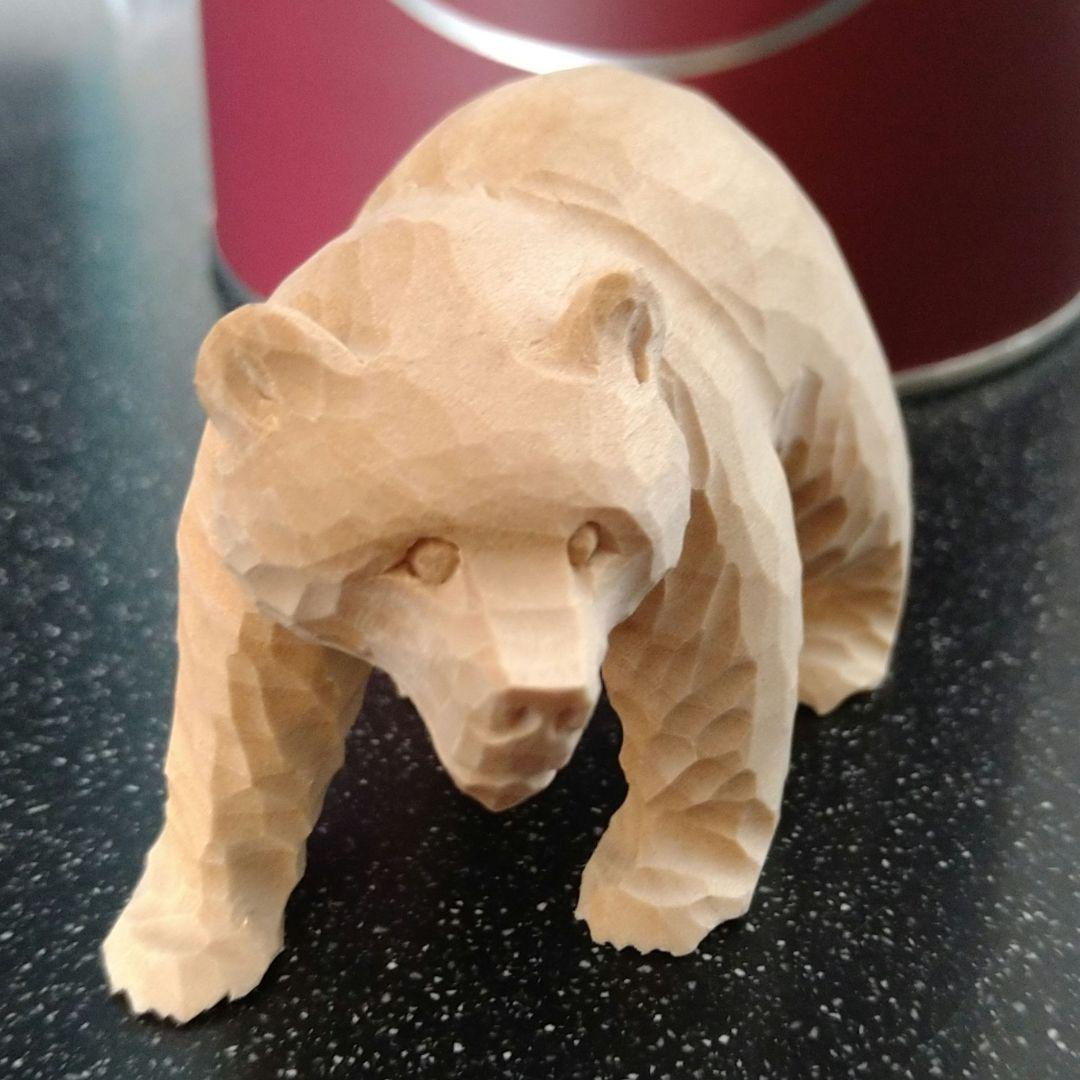 無印良品 2025 福缶 木彫りの熊 北海道 栗田民芸店 - メルカリ