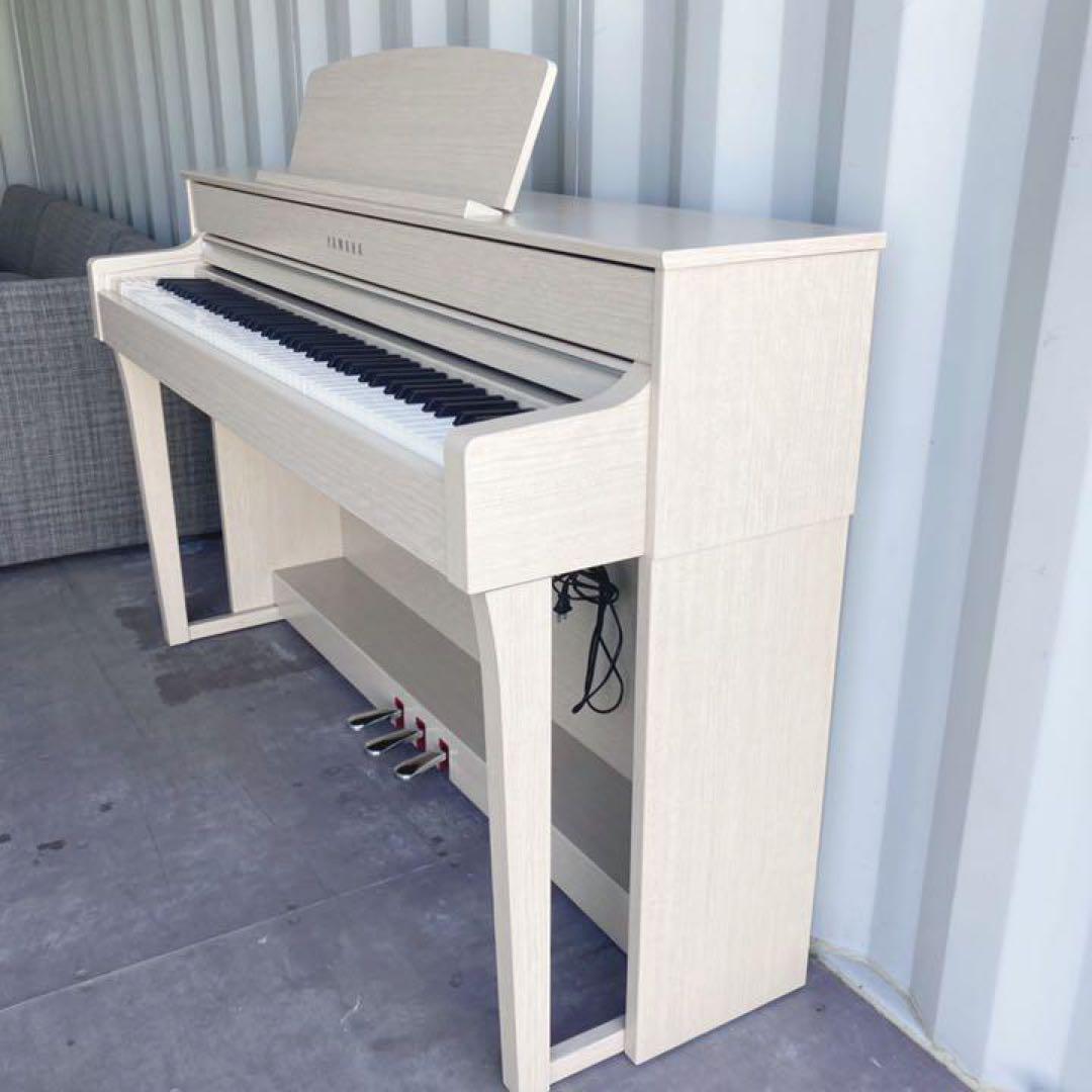 取付無料！ヤマハ クラビノーバ CLP-645 電子ピアノホワイトアッシュ調