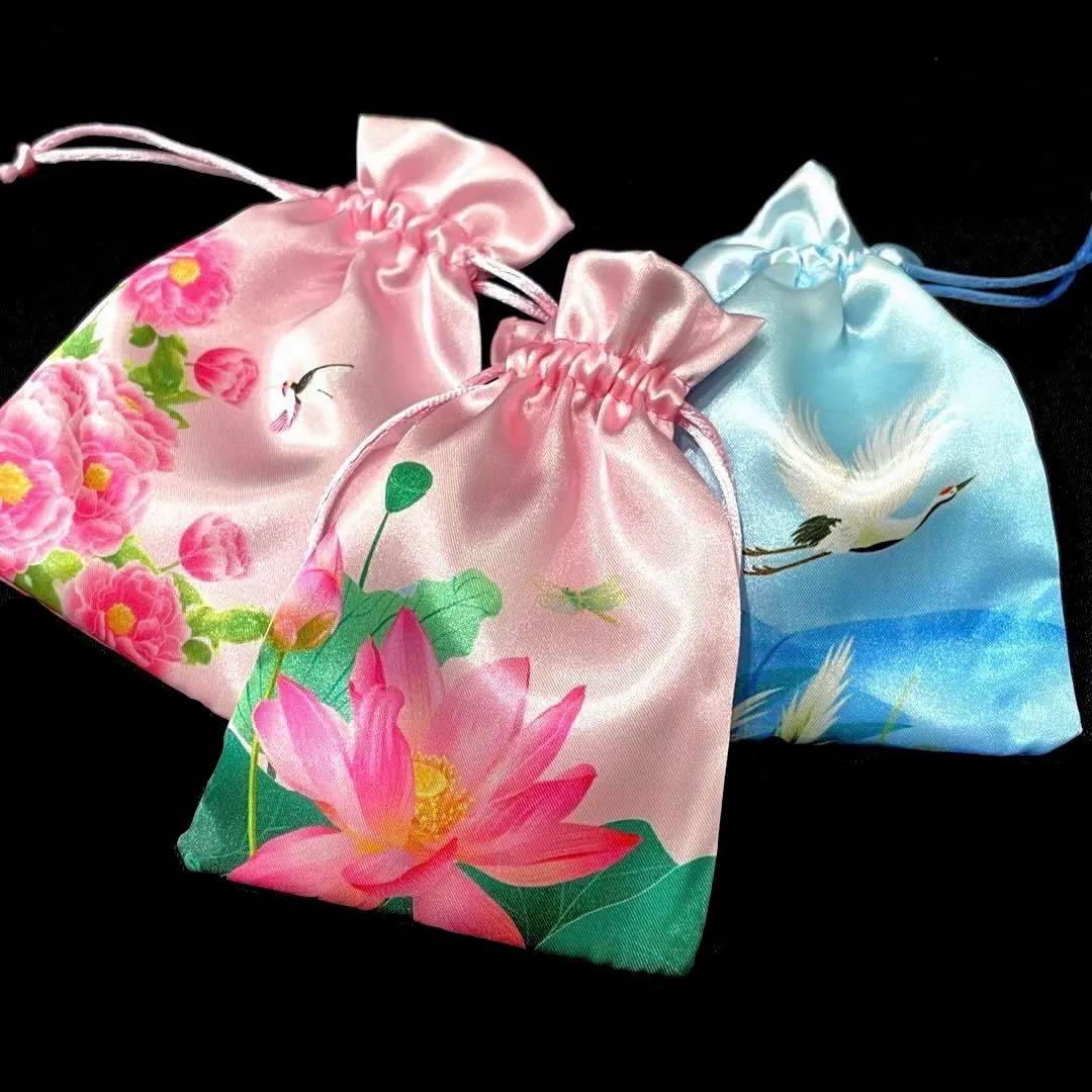 巾着セットBシノワズリ漢服蓮ロータス天官賜福魔道祖師瓔珞薬屋の