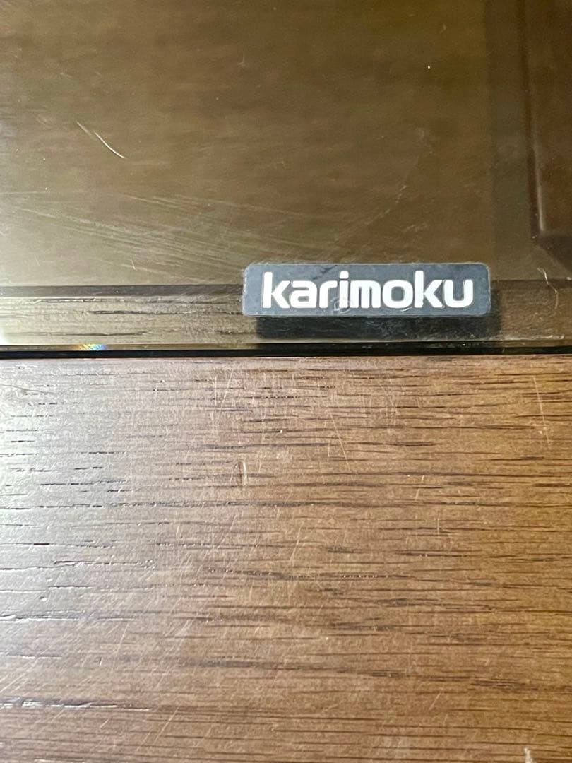 送料無料 カリモク センター ガラス テーブル リビング ローテーブル 一流品