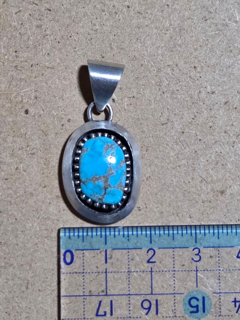 ローンマウンテン ターコイズ ペンダント インディアンジュエリー風