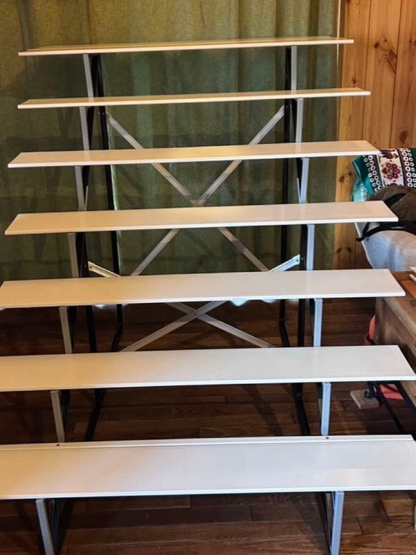 雛人形用　スチール棚7段