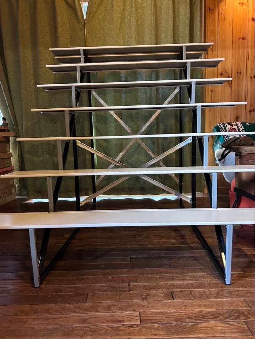 雛人形用　スチール棚7段