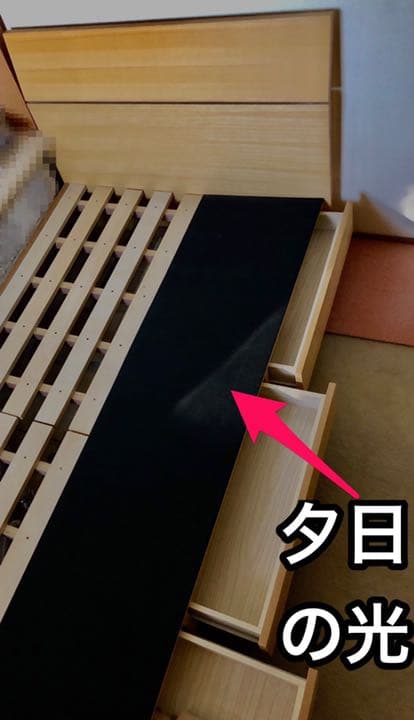 ⭐シングルベットのフレーム  引き出し*3つ