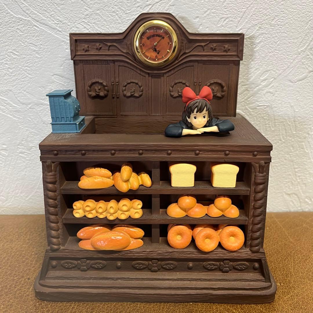 店番するキキ魔女の宅急便 お店番キキマルチボックス 時計 置物