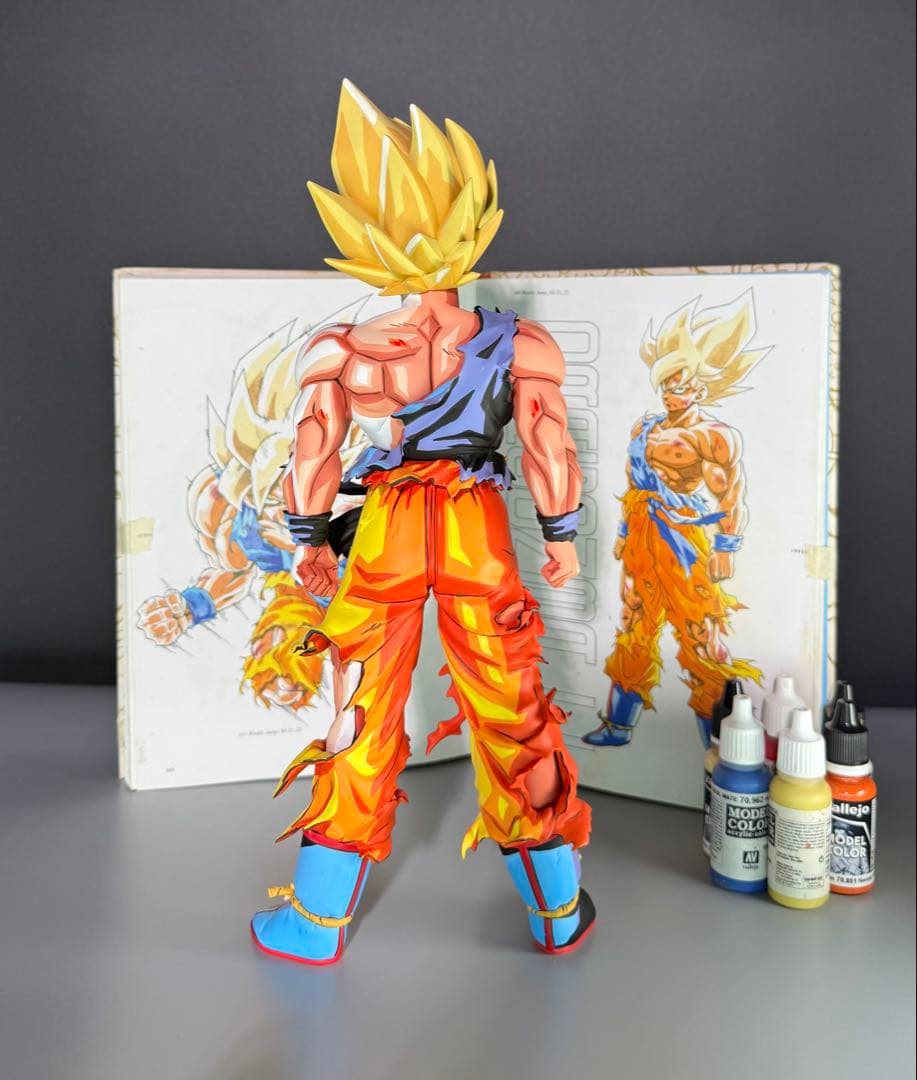 m*8様 ドラゴンボール SMSP 孫悟空 リペイント フィギュア