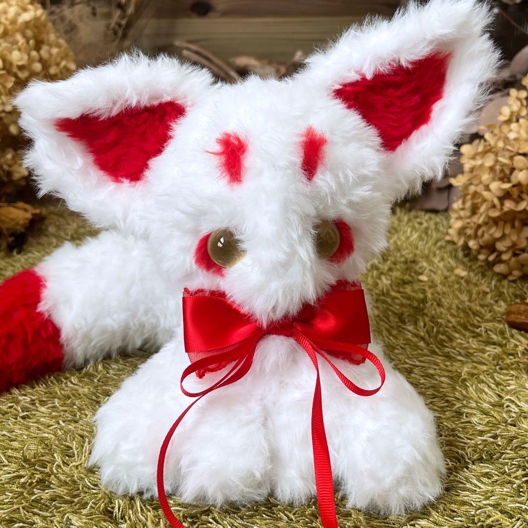 【sample】　あみぐるみ　ぬいぐるみ　アートドール 幻獣　狐