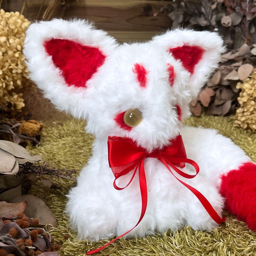 【sample】　あみぐるみ　ぬいぐるみ　アートドール 幻獣　狐