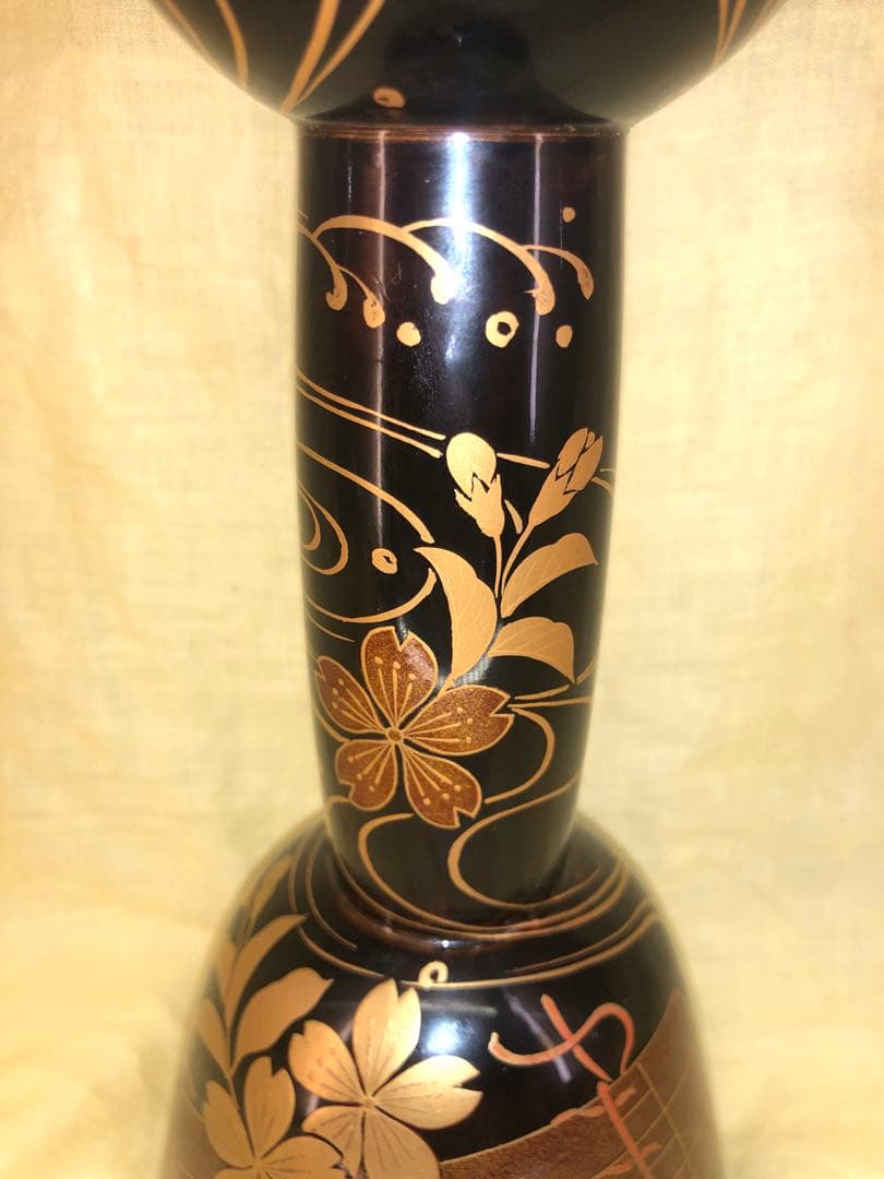 小鼓　胴　鼓　蒔絵