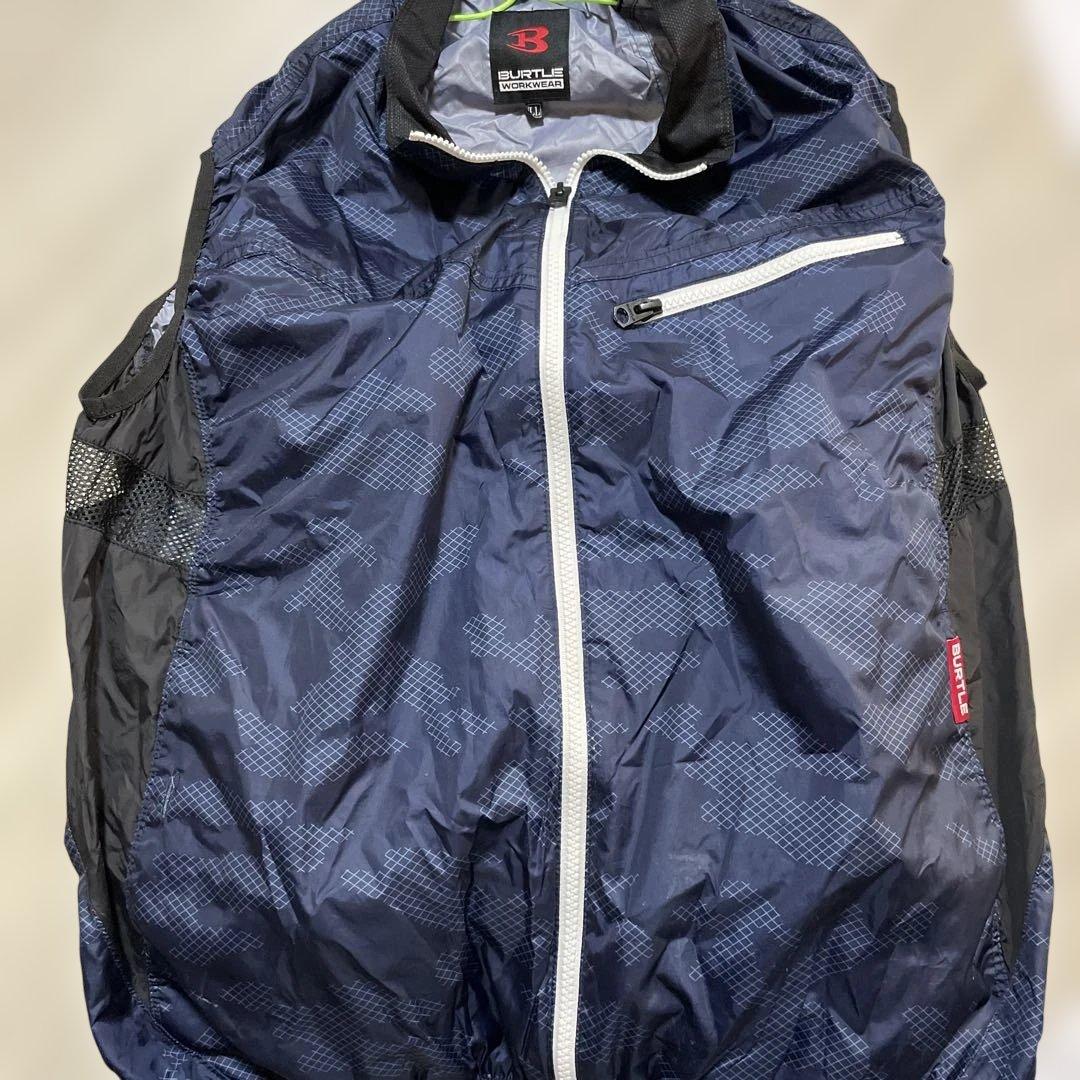 BURTLE 空調服ネイビーLLファン付き