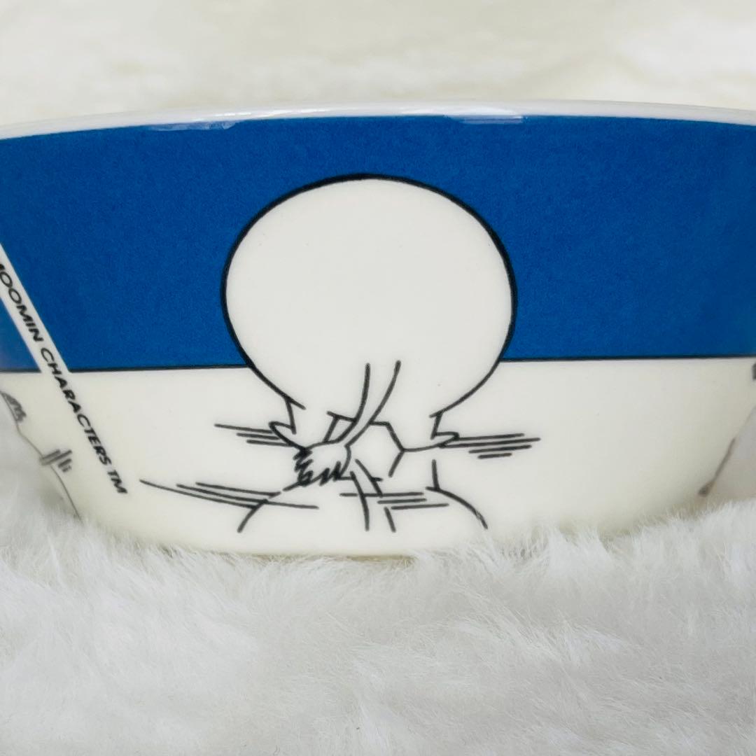 【希少】廃盤 旧ロゴ ARABIA アラビア ムーミン ボウル ブルー2個 美品