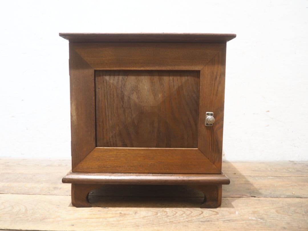 1276 ヴィンテージ　収納棚　陳列台　レコードラック　ケース　レトロ　古家具