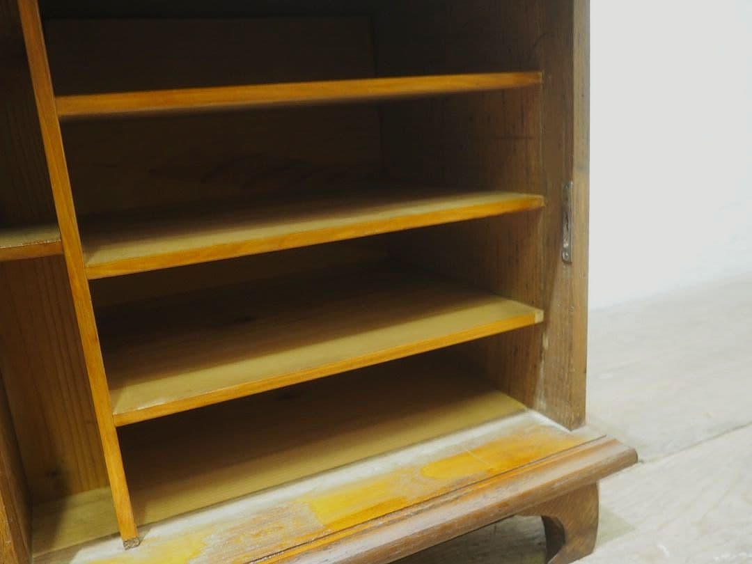 1276 ヴィンテージ　収納棚　陳列台　レコードラック　ケース　レトロ　古家具