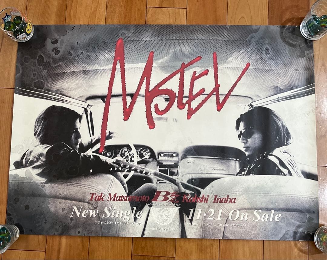 B'z シングル告知ポスター 『MOTEL 』 - メルカリ